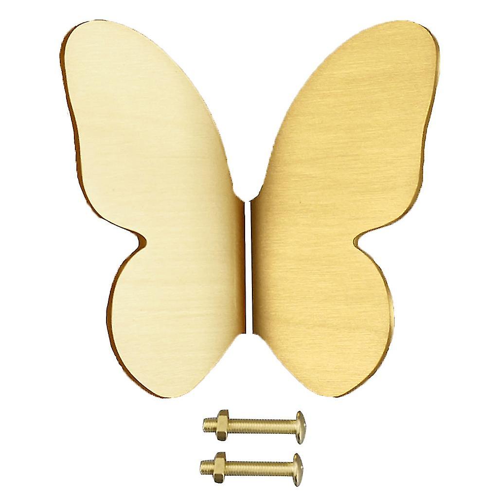 Luxury Gold Butterfly Cabinet Drawer Pulls Wardrobe Dresser Cupboard Knobs