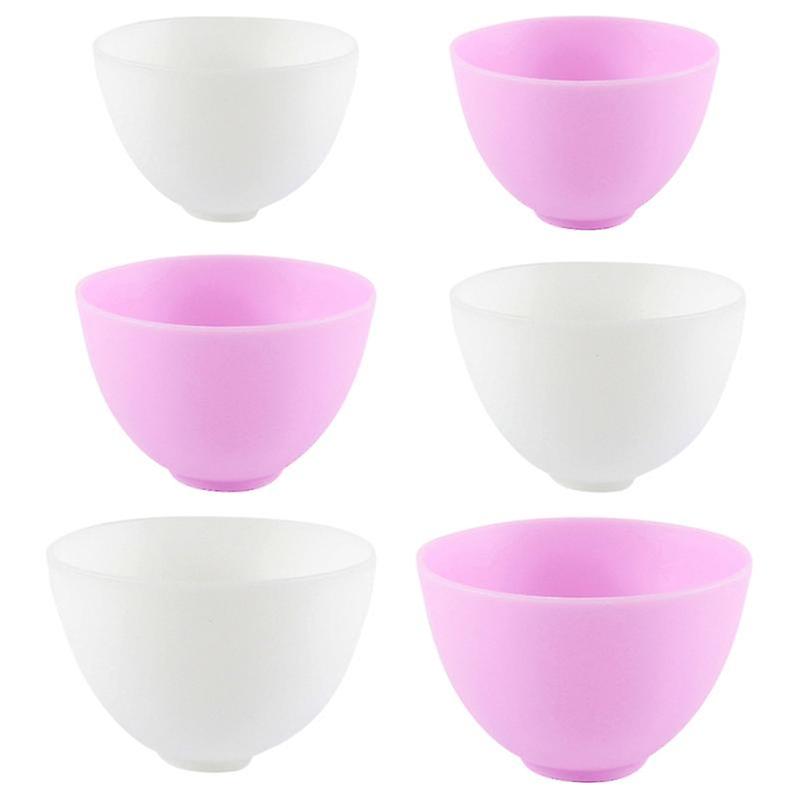 6pcs Diy μπολ μάσκα σιλικόνης