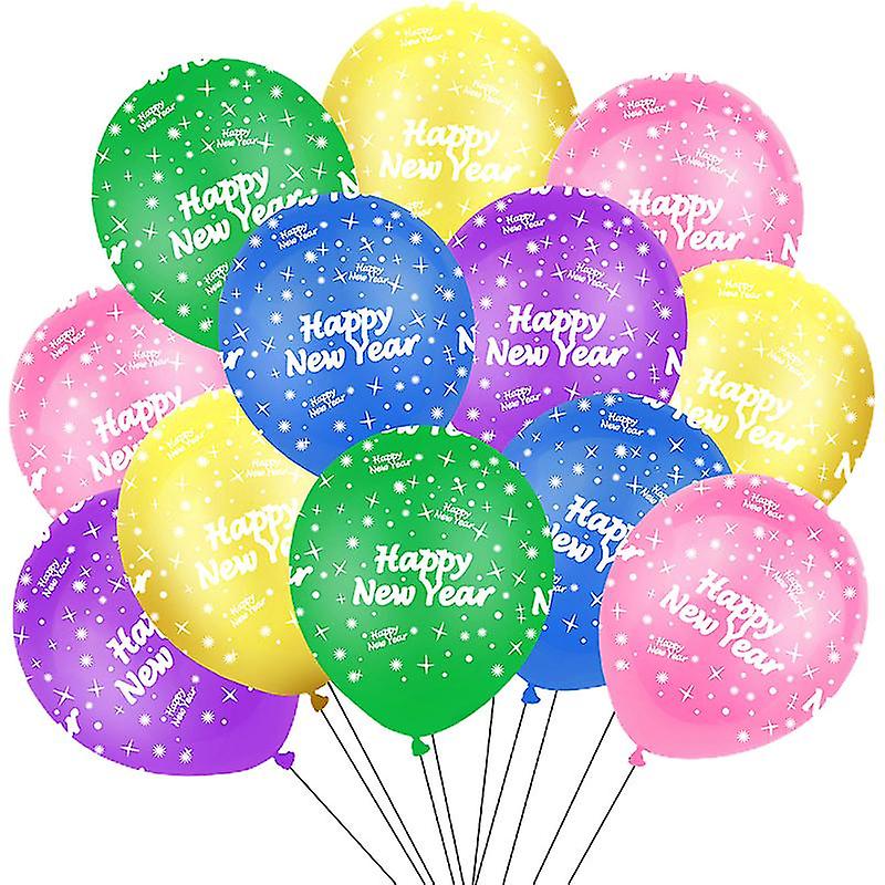 62pcs New Year Balloon