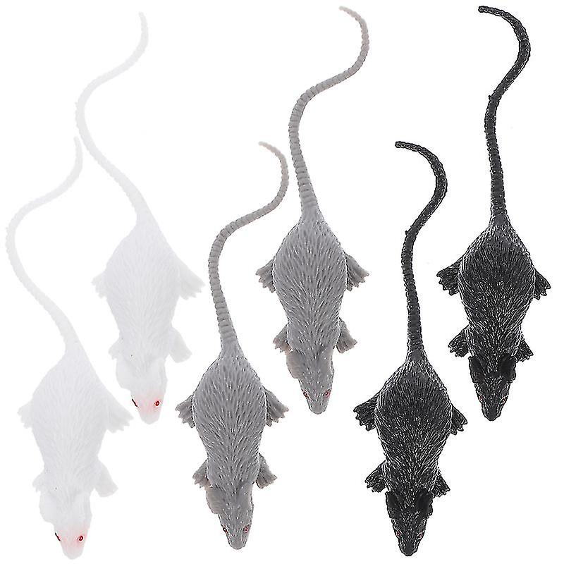 36pcs Mice Toy For Halloween Decorations