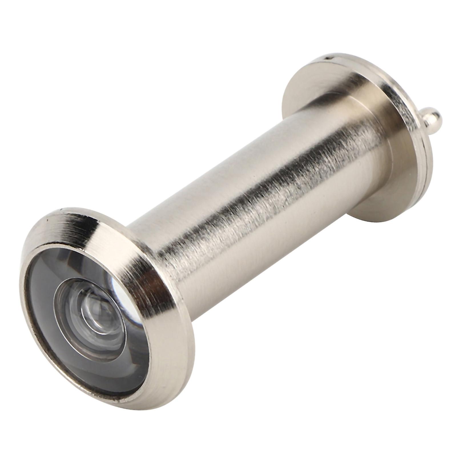 Anti Theft 220 Degree Viewing Angle Safety Door Viewer with Back Cover for Home Use(Brushed Color )