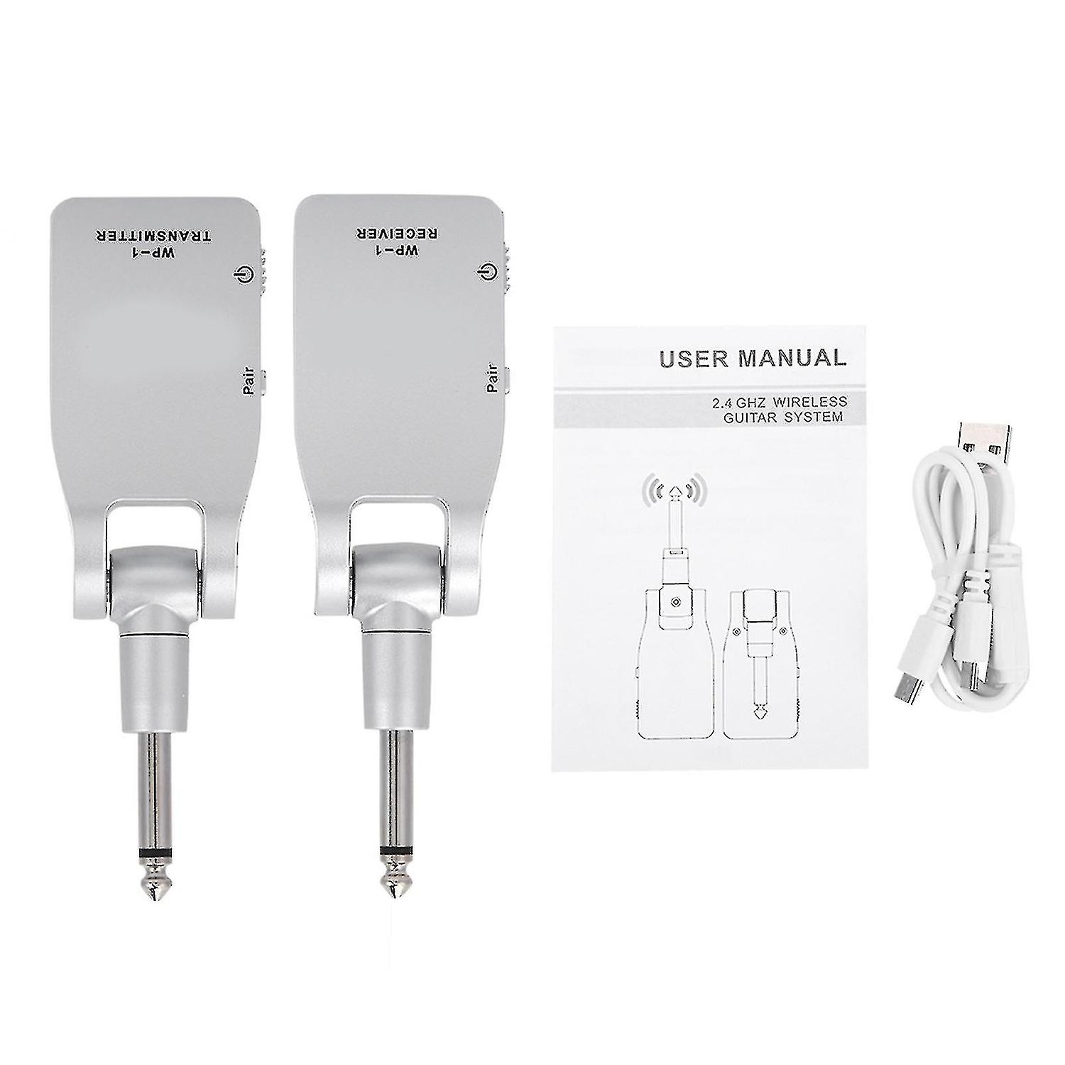Wp-1 2.4g wireless guitar system transmitter receiver for electric guitar