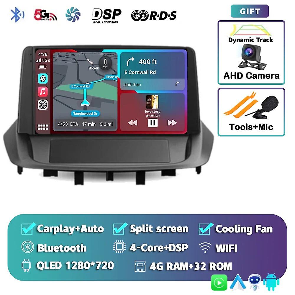Android 13 Carplay Auto Wifi+4g Car Radio For Renault Fluence 1 2009-2017 Navigation Multimedia Monitor Player Video Stereo Gps