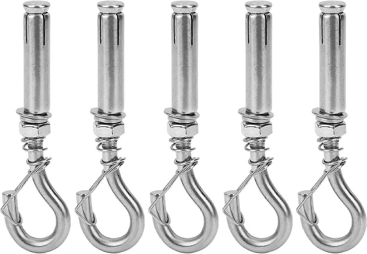 5Pcs Expansion Bolt Hook Expansion Ring With M8 Insurance