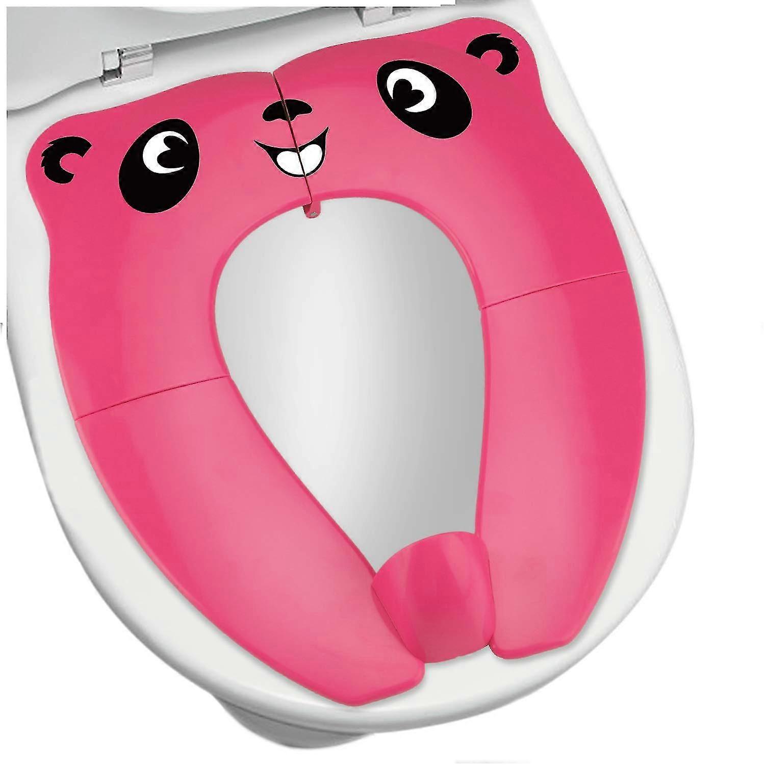 Upgrade Portable Potty Seat with Splash Guard for Toddler-Pink