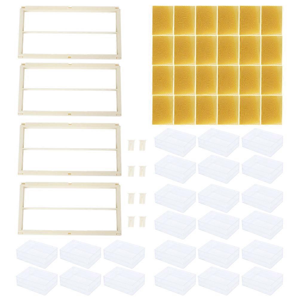Plastic Beekeeping Comb Beehive Box Frame Set Kit Beekeeper Equipment NO.2871