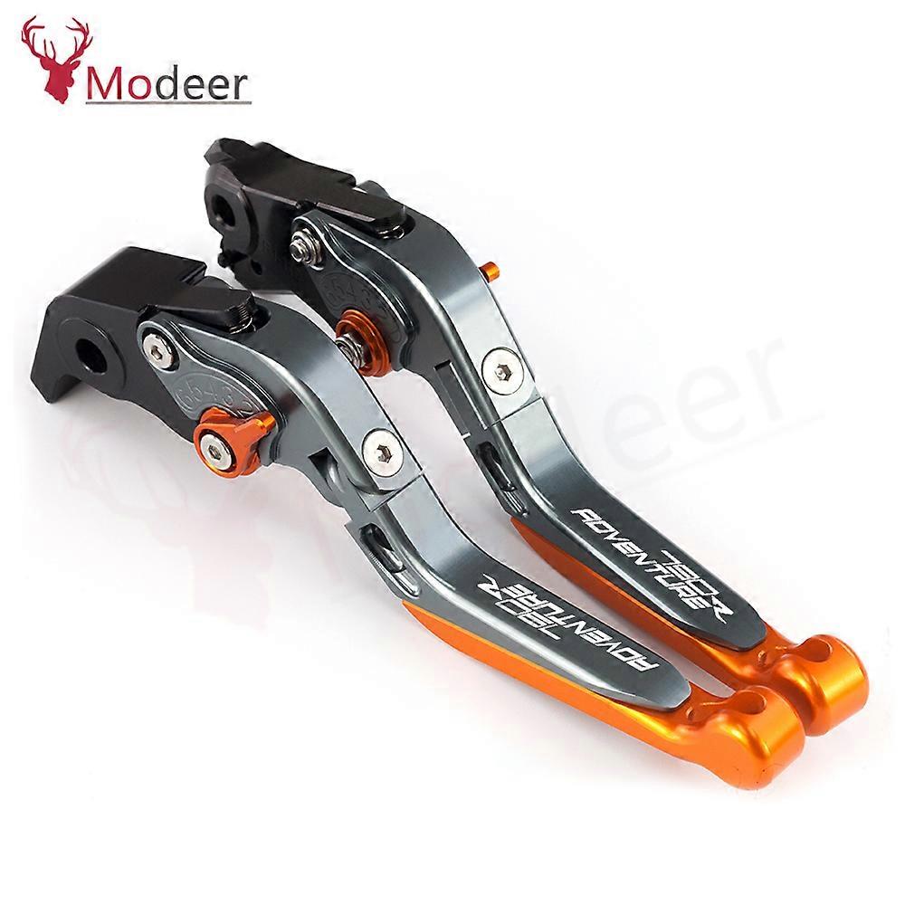 Par oransje brems og clutchspak for Ktm 790 Adventure / R 2019 2020 2021 2022 790 Adv R Adventurer
