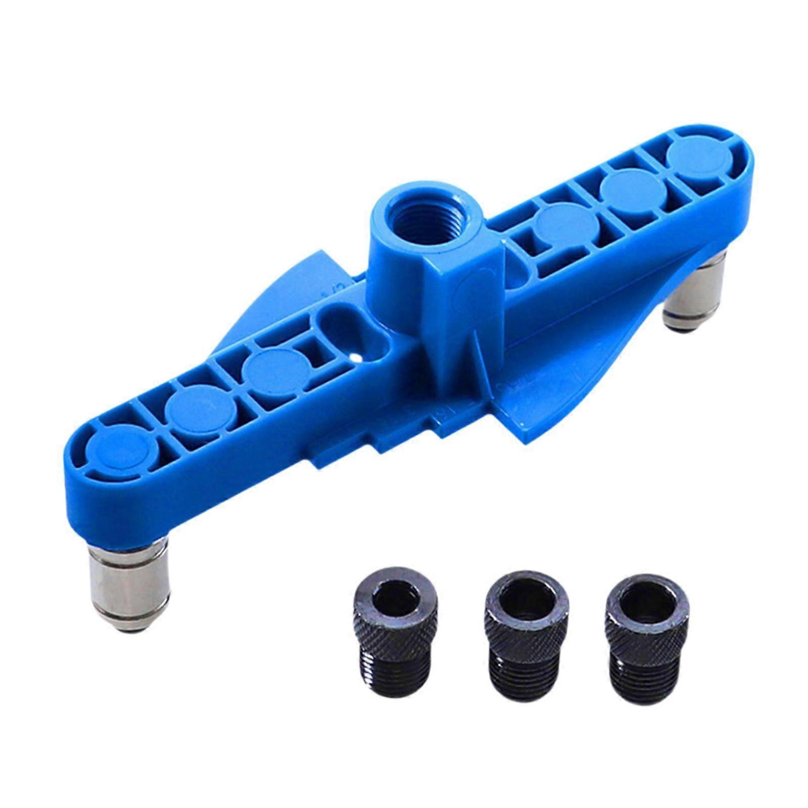 2 in 1 Dowelling Jig Locator Drill Jig Punch Positioner Woodworking Supplies
