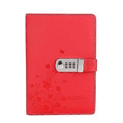 Password couple with lock office diary thickened Japanese and KKorean hand ledger student notepad stationery notebook