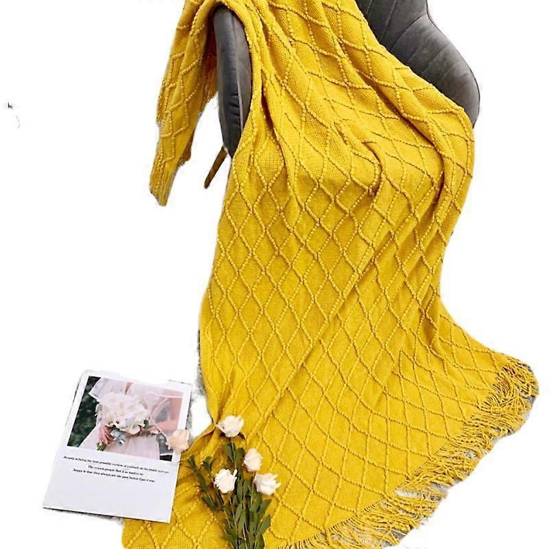 Nap Blanket Sofa Cover Knitted Blanket B & B Bed Runner Nap Blanket Bed Runner Shawl Blanket