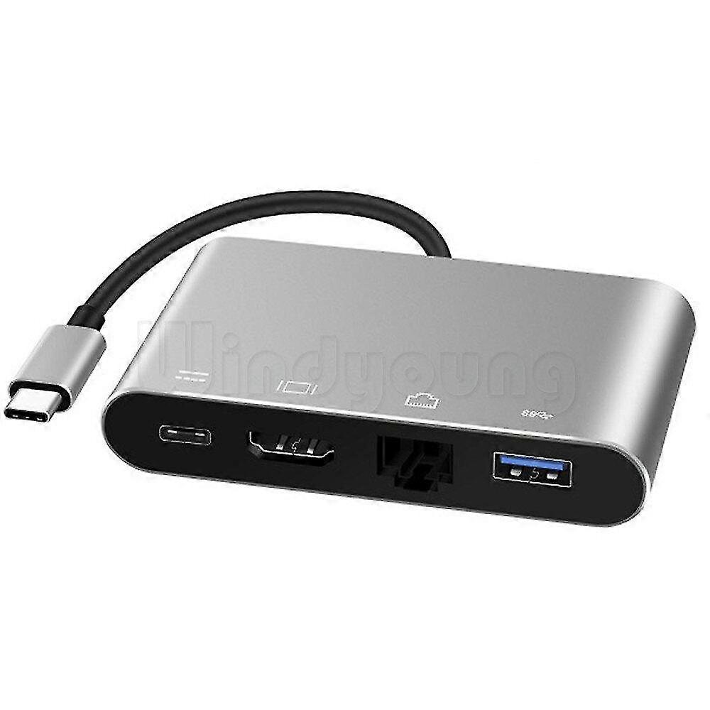 type-c hdmi card rj45 gigabit ethernet network adapter