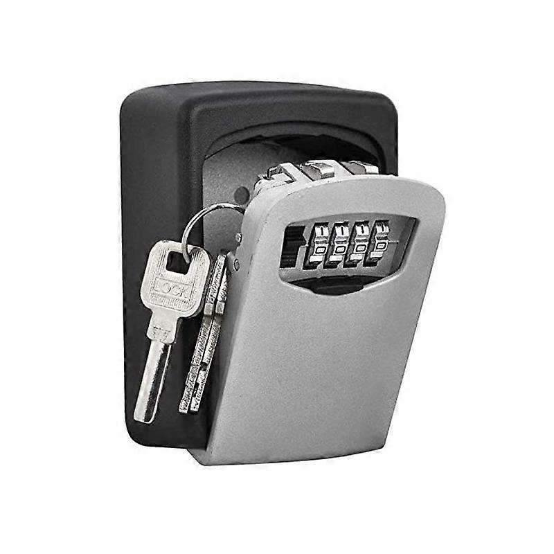Police High Security Key Box Safe Key Wall Mounted 4 Digit Keys High Security Safe Combination Lock Store Keys