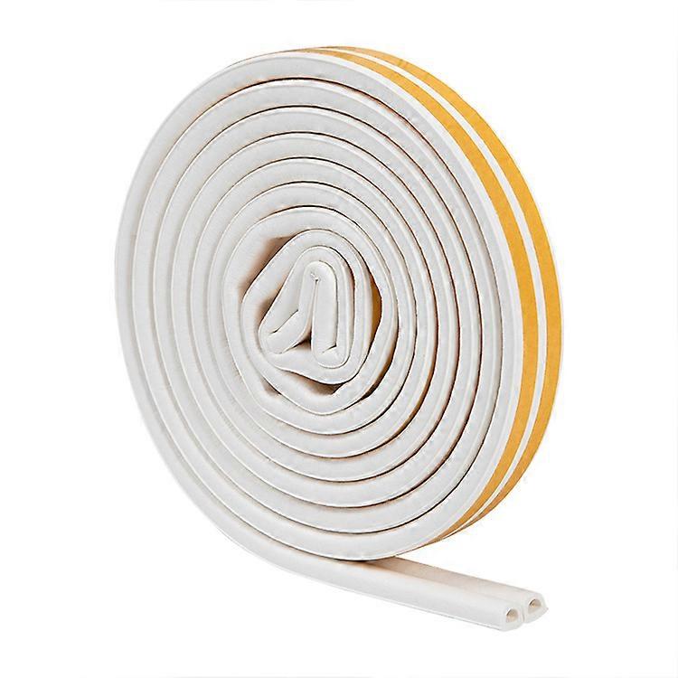 Seal Strip, Door and Window Caulk with Strong Adhesion, Noise Insulation and Weather Protection 250*2cm(White) 2 Pcs YDW