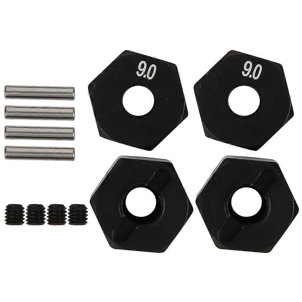 RC Wheel Hex Hub, Hex Hub Upgrade Part Accessory Fit, CNC 8 9 10mm Aluminum Alloy Remote Control Crawler Wheel(9.0mm)