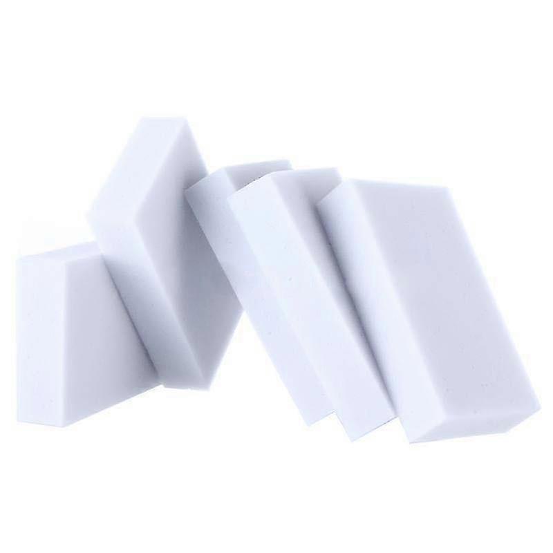 100pcs Eraser Melamine Foam Cleaner Magic Sponge Multi-functional Soft White