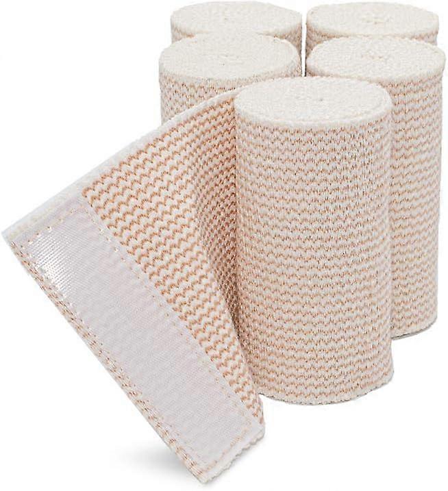 Katoenen elastisch verband, stretchlengte, klittenbandsluiting