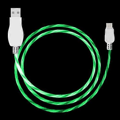 LED Flowing Light 1m USB A to Type-C Data Sync Charge Cable
