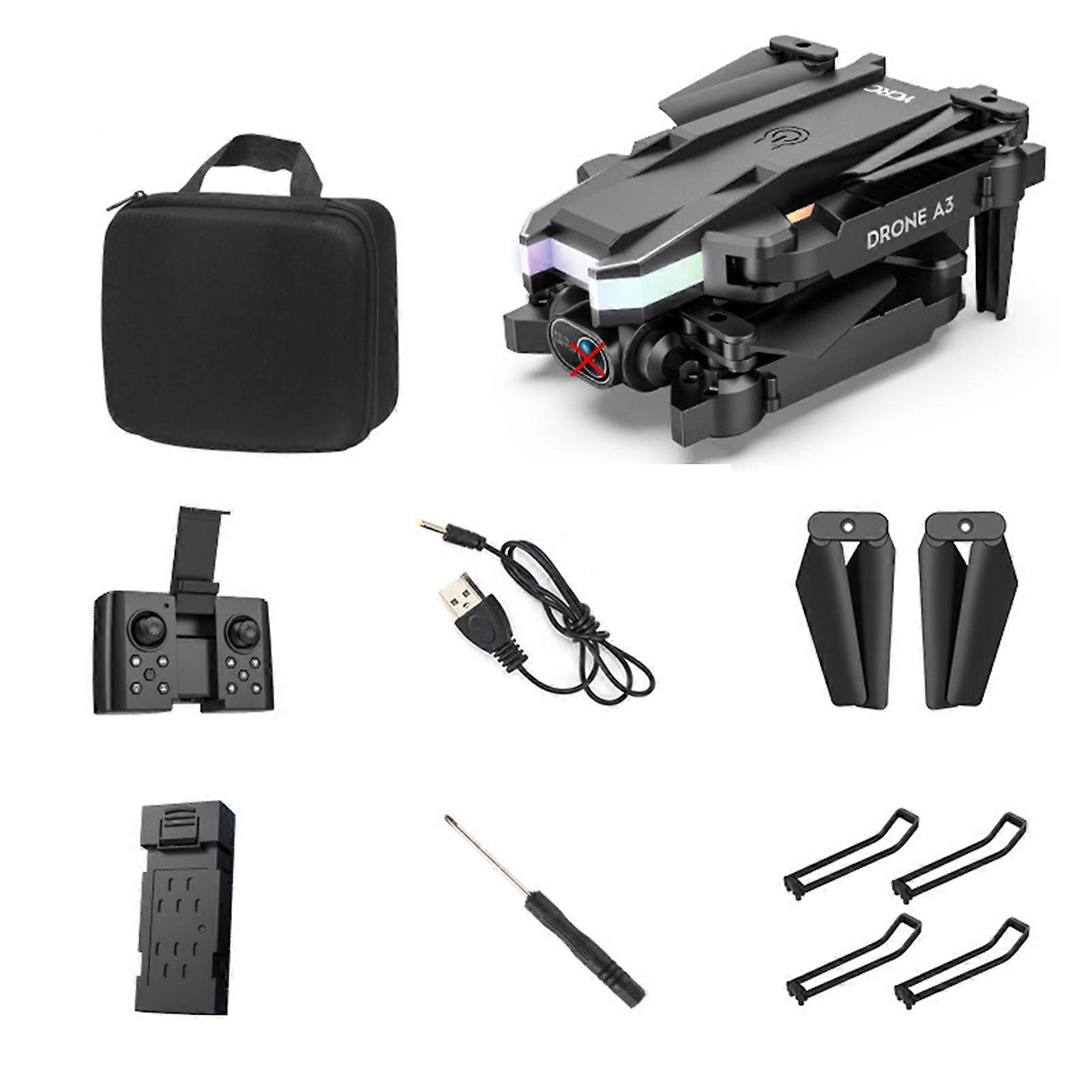 Mini Folding Aerial-Drone with Lights Long Endurances Durable Quadcopters Gifts for Adults Kids