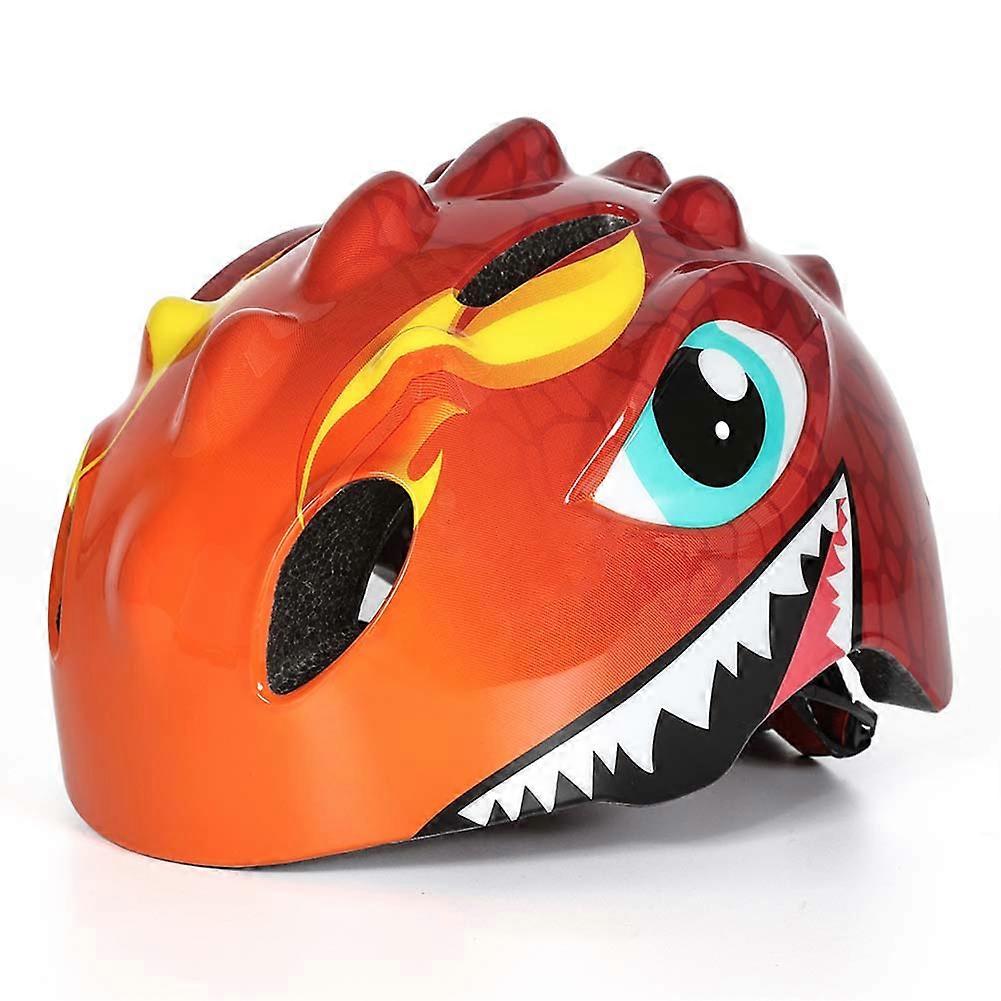 Children's Dinosaur Bike Helmets Universal Impact Resistance Helmets for Inlines Roller Skating