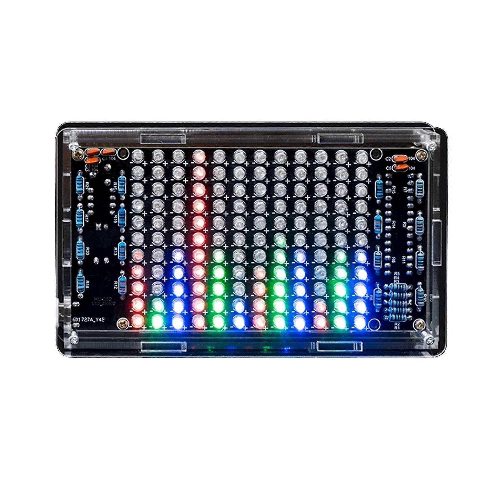 LED Music Spectrum Display Panel Light DIY Part Durable Electronics Kit Soldering