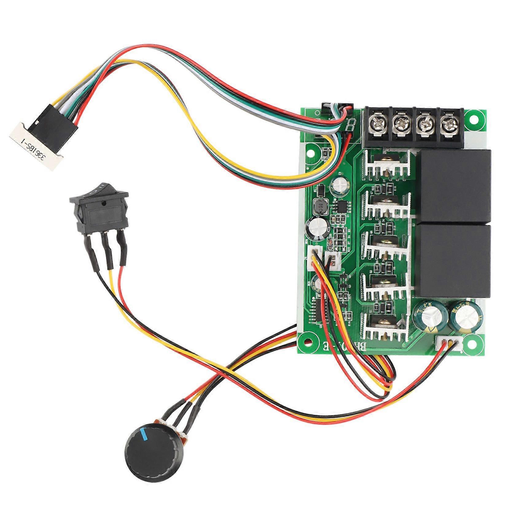 PWM hastighetskontroller DC motor digital skjerm 0-100% justerbar drivmodul
