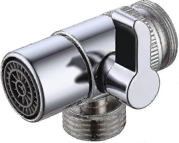 Messing Umlenker für Küche oder Bad Waschbecken Wasserhahn Ersatzteil, poliert Chrom -aya