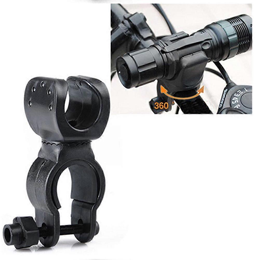 360 Degree Bicycle LED Flashlight Mount Holder for Bicycle Bike Torch Clip Clamp Flashlight Mount Bracket Flash Torch Holder