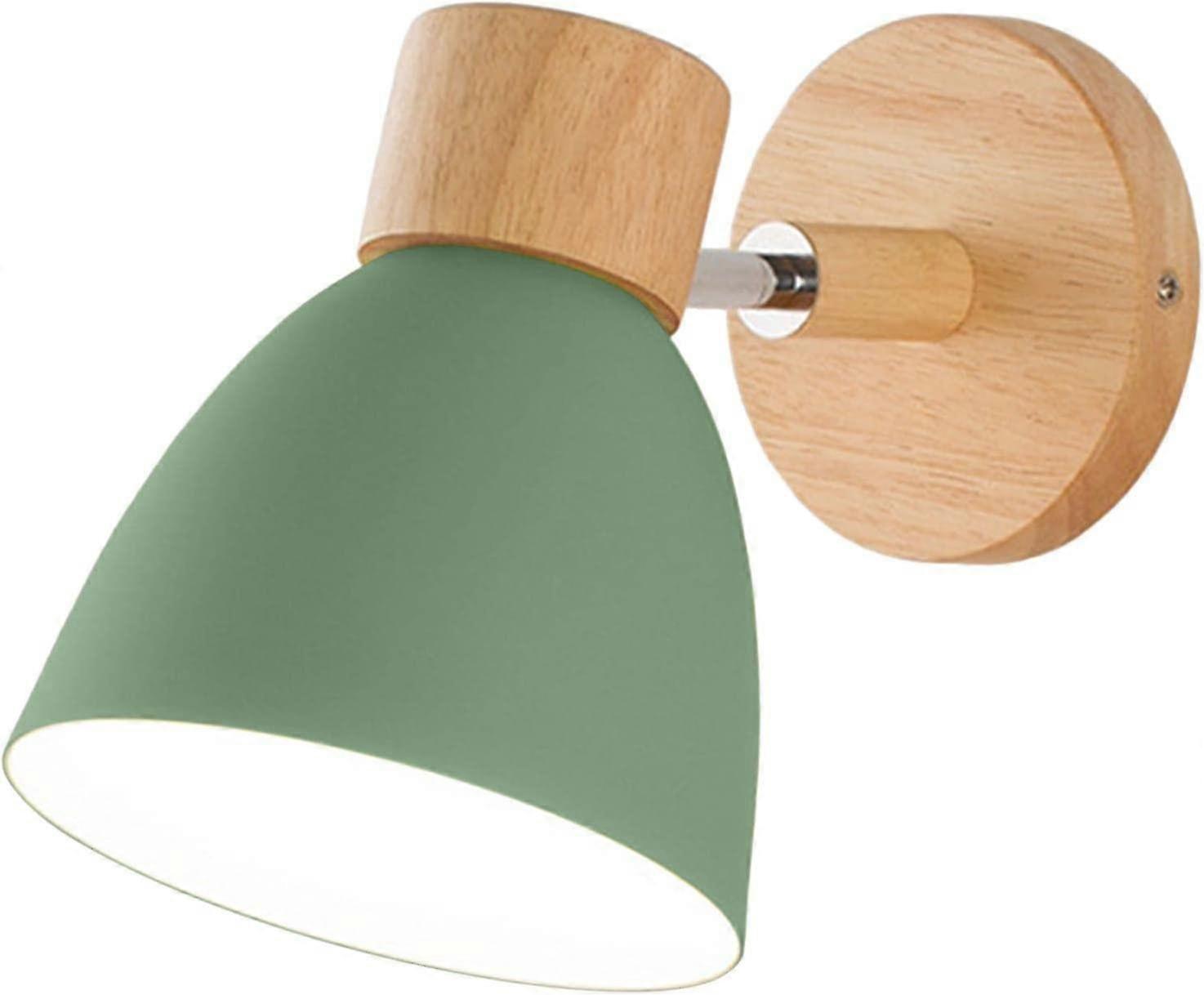 Wall Sconces Nordic Wall Light Fixture Industrial Wall Mounted Lamp Minimalist Lamp Holder For Bedroom Bedside Reading Corridor Hallway E27 Base , Gre
