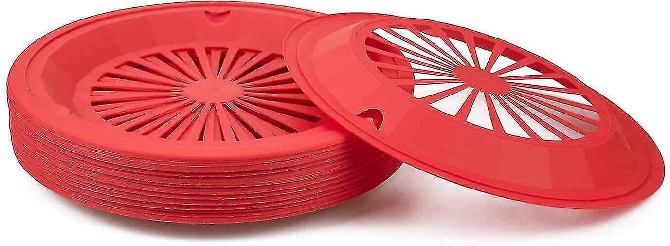 24 Pack 10 Inches Reusable Plastic Paper Plate