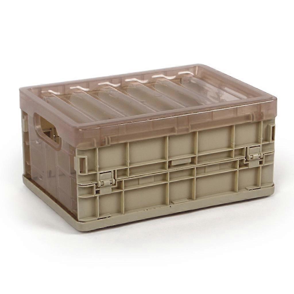Plastic Folding Storage Container Basket Crate Box Stack Foldable Organizer Box