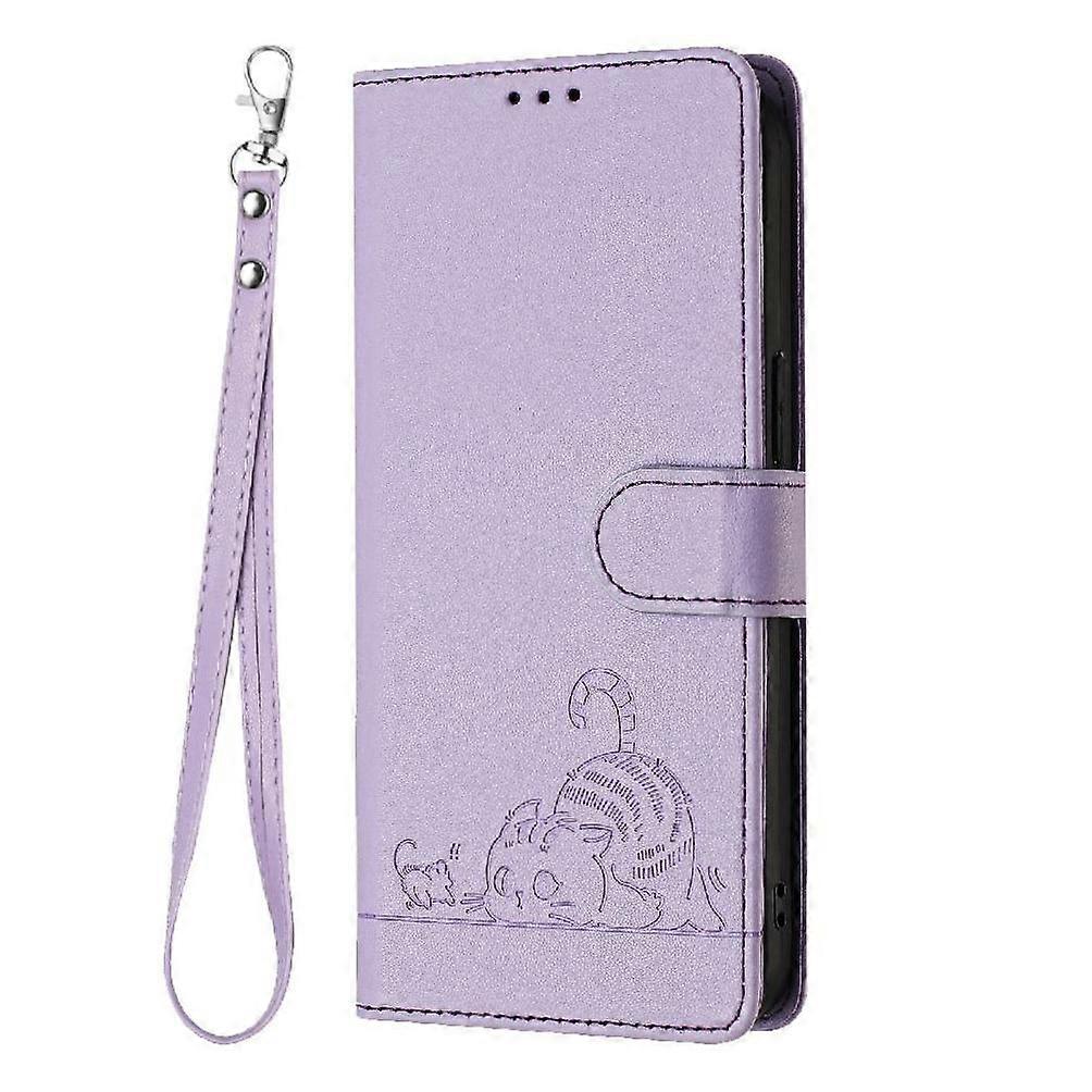 Case For Xiaomi 12 Pro/12S Pro Wallet Flip Cover Card Slot Holder Kickstand Cat RFID