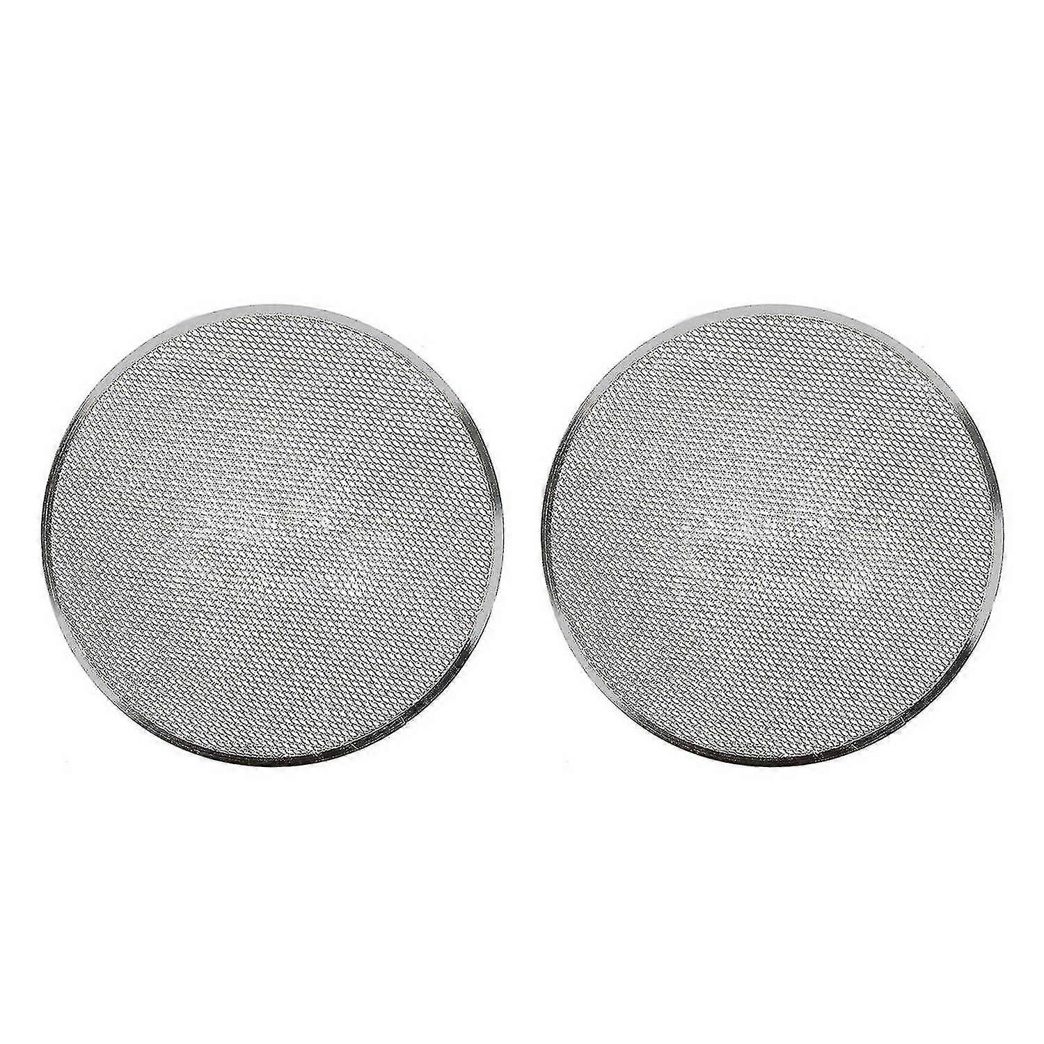 Round Pizza Oven Baking Tray Grate Nonstick Mesh Net(9 Inch)