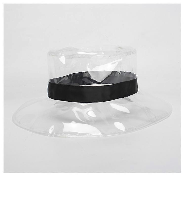 Rain Hat Clear Waterproof Bucket Hat Wide