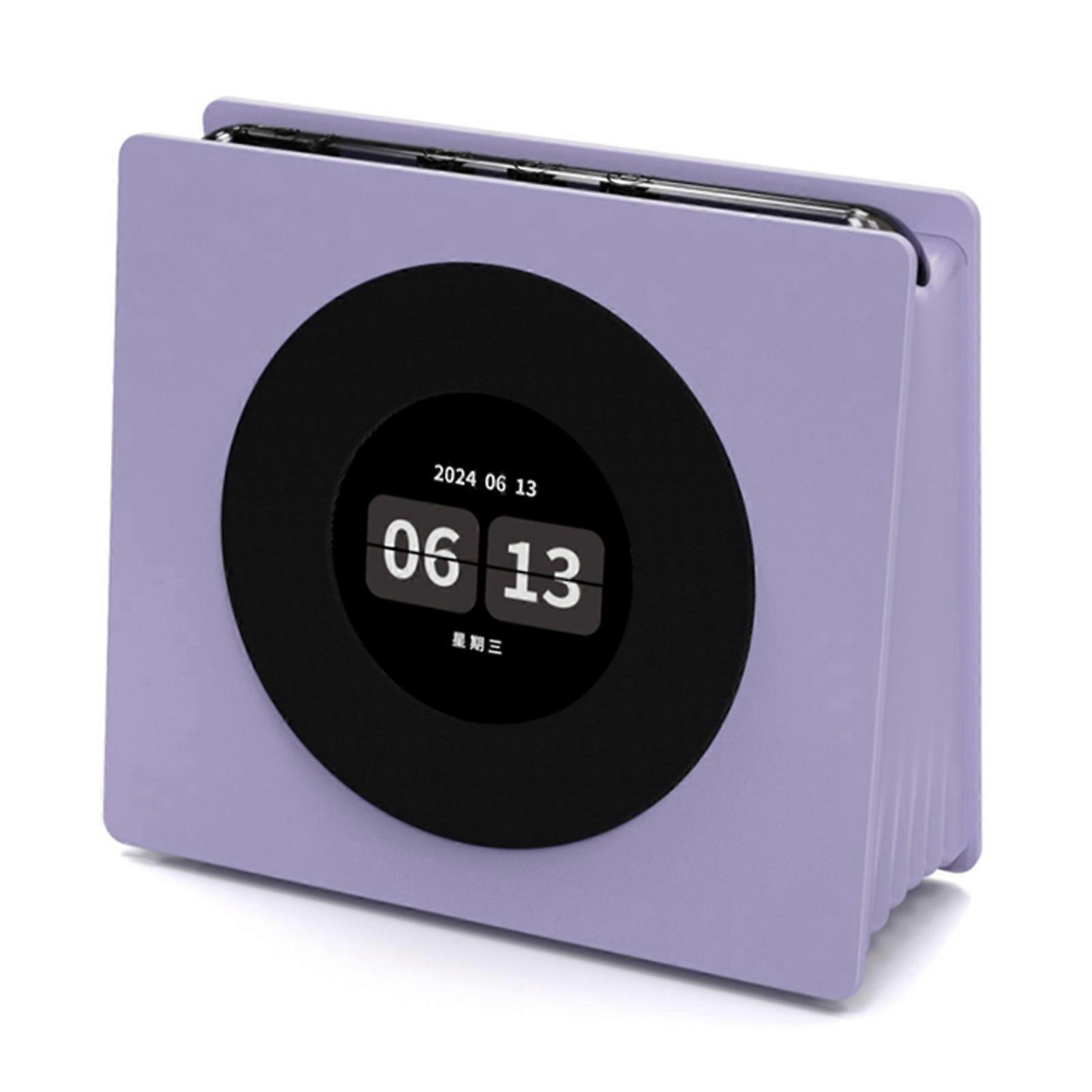 Bluetooth Speaker with Lyrics Display & Digital Clock & White Noise - Dynamic Background Speaker, Novelty Birthday Gift