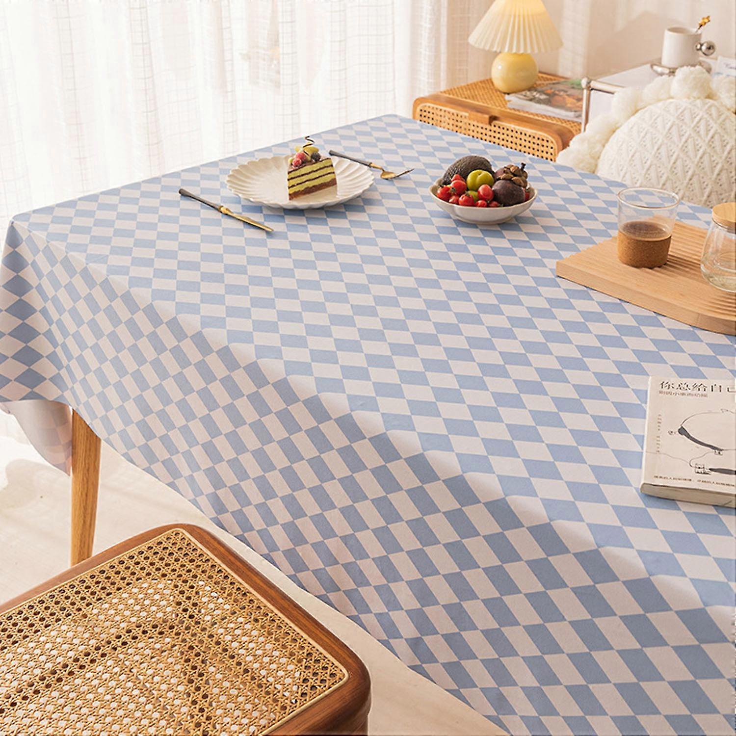 PVC duk 120*120cm (blå)