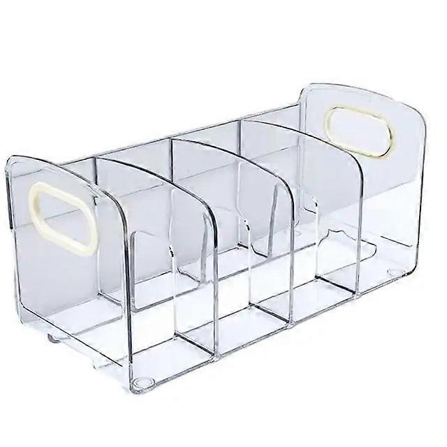 Bookends Acrylic Transparent Bootand Divider Board Office Desk Organization For Fixed