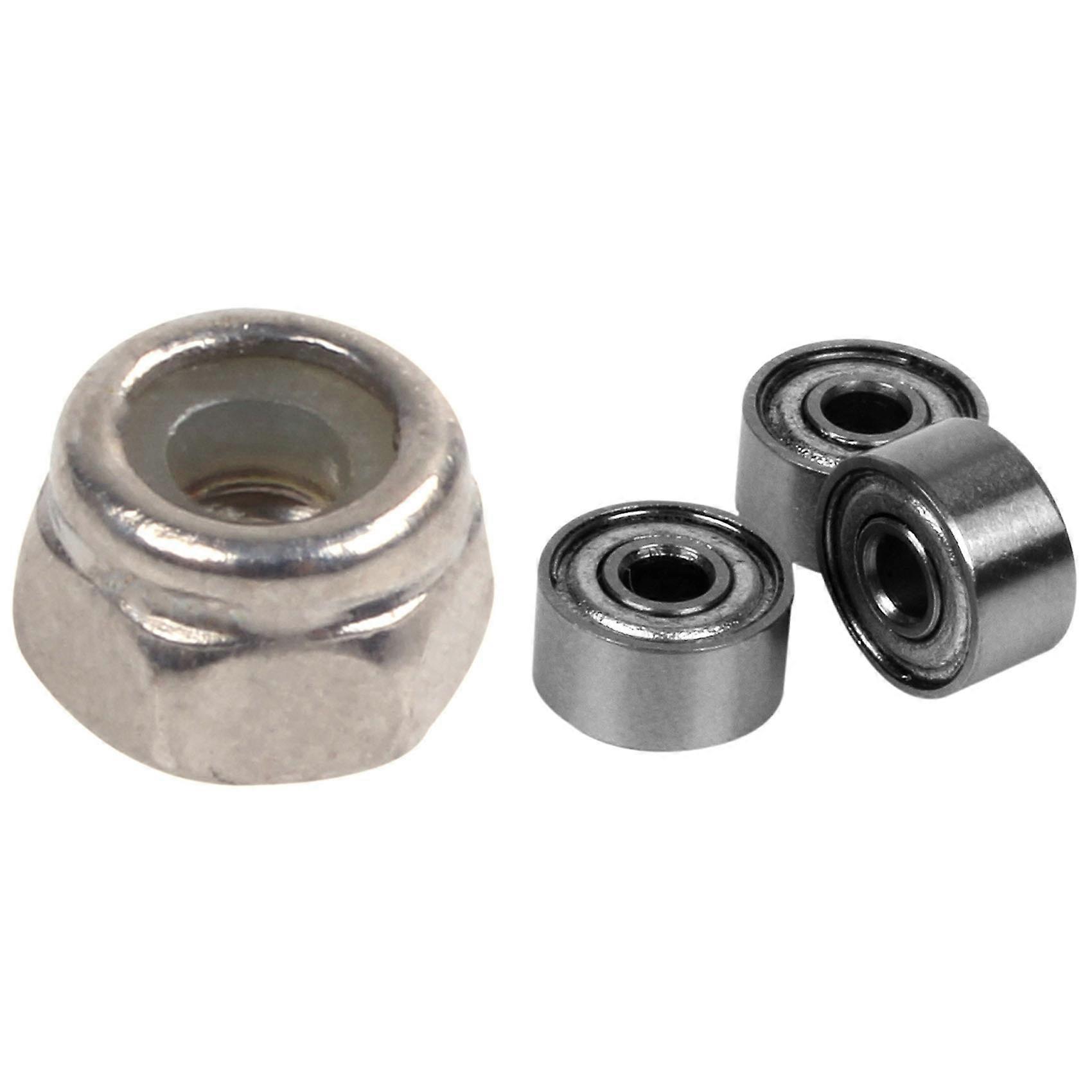 50 Pcs M2 Zinc Plated Self-Locking Nylon Insert Hex Lock Nuts & 10 Pcs Miniature Shielded Metric Ra