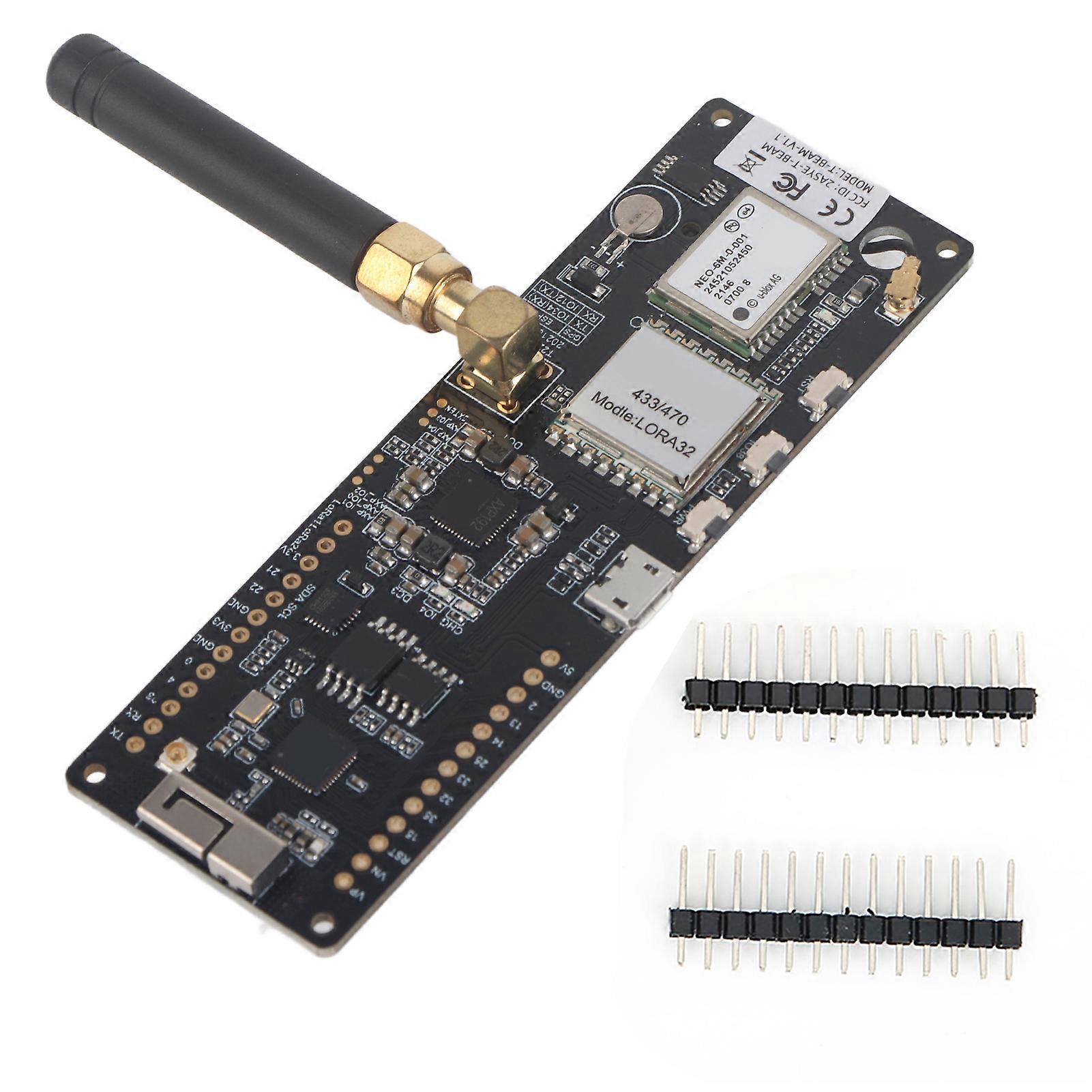 For LILYGO T?Beam ESP32 LoRa 433Mhz Wireless REV1 WiFi GPS Module Board With Battery Base