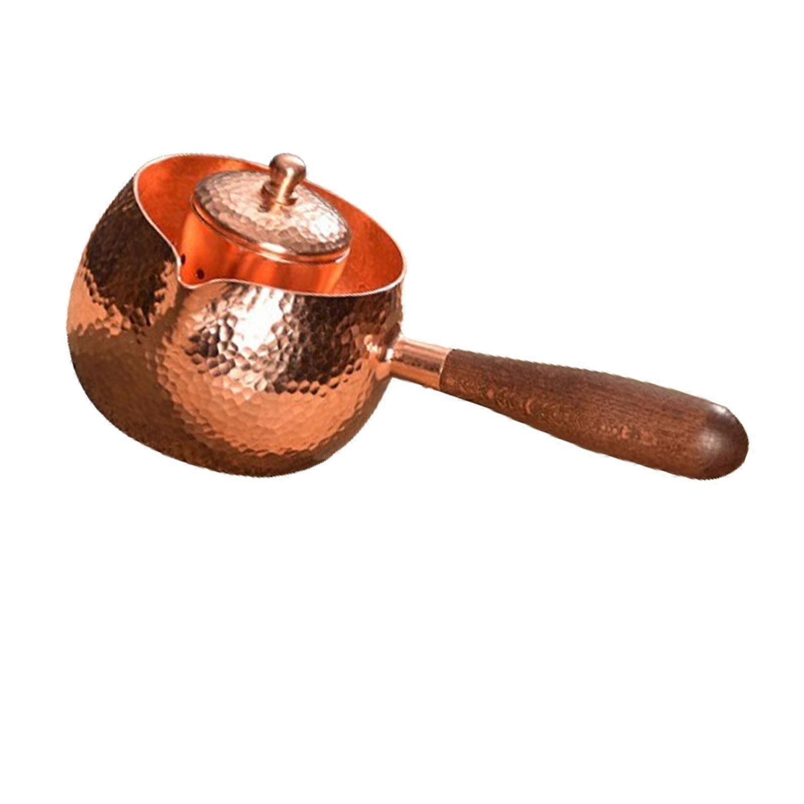 Koppar Tekanna Robust Lätt Bärande Kung Fu Tekanna För Vandring Kontorskök A