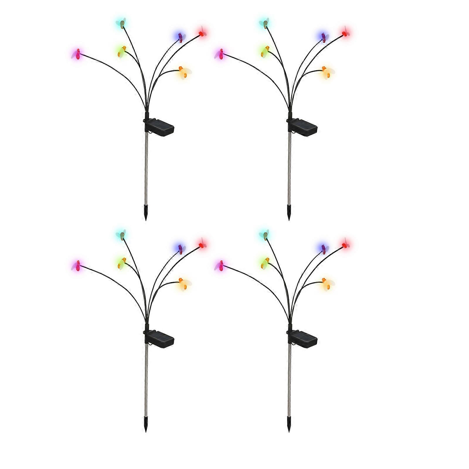 Solar Floor Lamp Small Bee Courtyard Decorative Lamp Floating In The Wind Outdoor Decorative Lamp