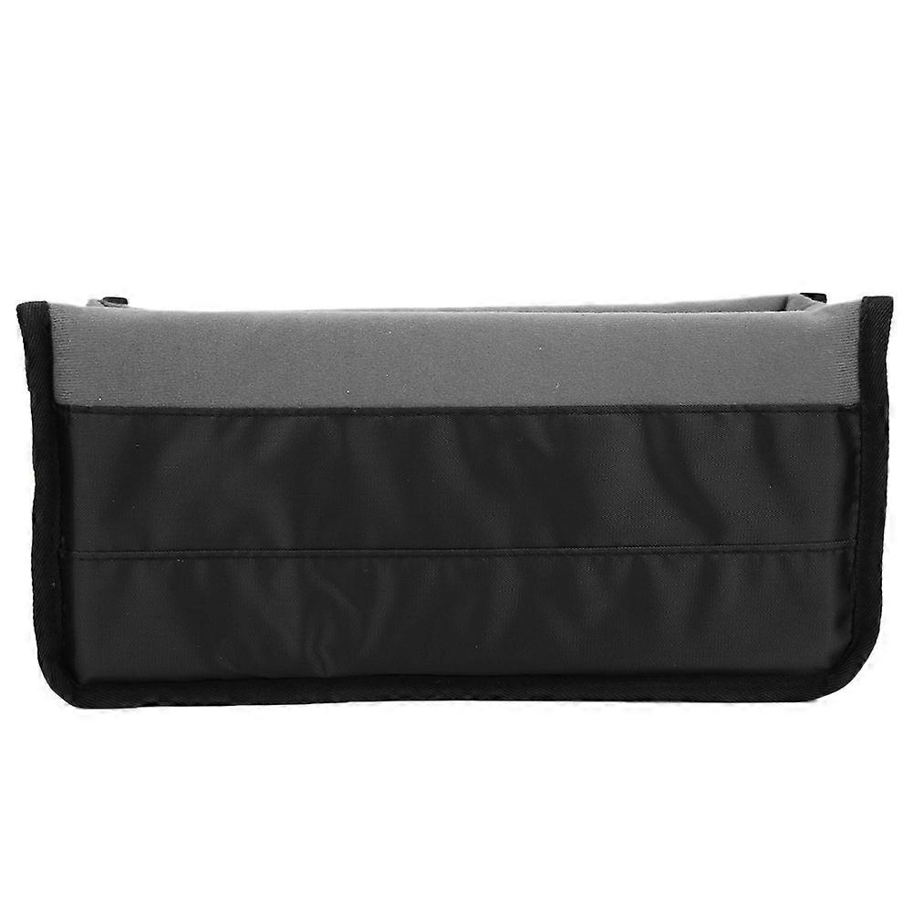 Waterproof Shockproof DSLR Camera Lens Insert Bag Padded Partition Case Pouch (Grey)