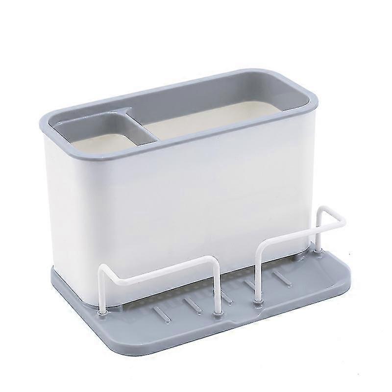 Kitchen Sink Caddy, Sink Sponge Holder, White