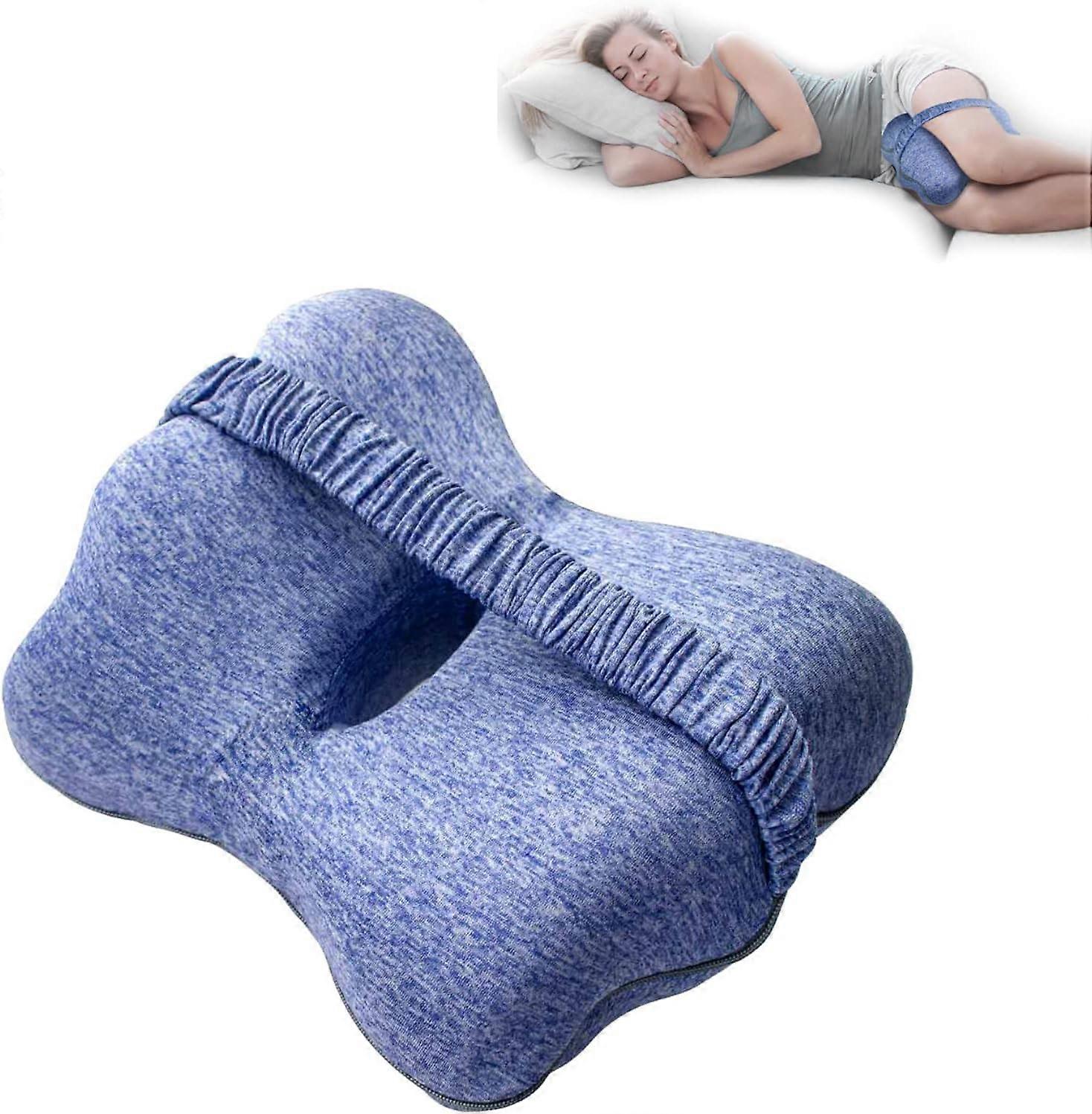 Bleu Coussins RelVe-Jambes Oreiller De Jambe Papillon Mousse MMoire De Forme Leg Pillow Oreiller De Jambe OrthopDique De Coussin Genoux Coussin Pour
