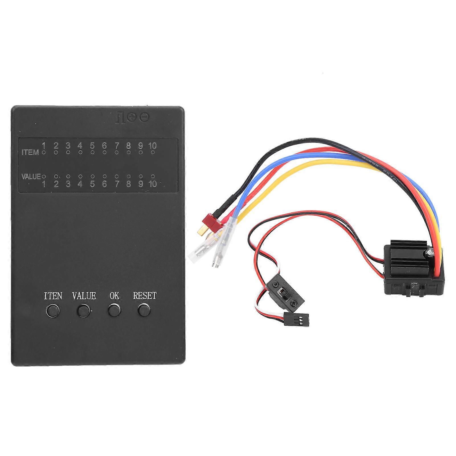Wasserdichtes 80A gebürstetes ESC-Programmkarten-Zubehörteil für 1/10 1/8 RC-Automodell80A gebürsteter ESC