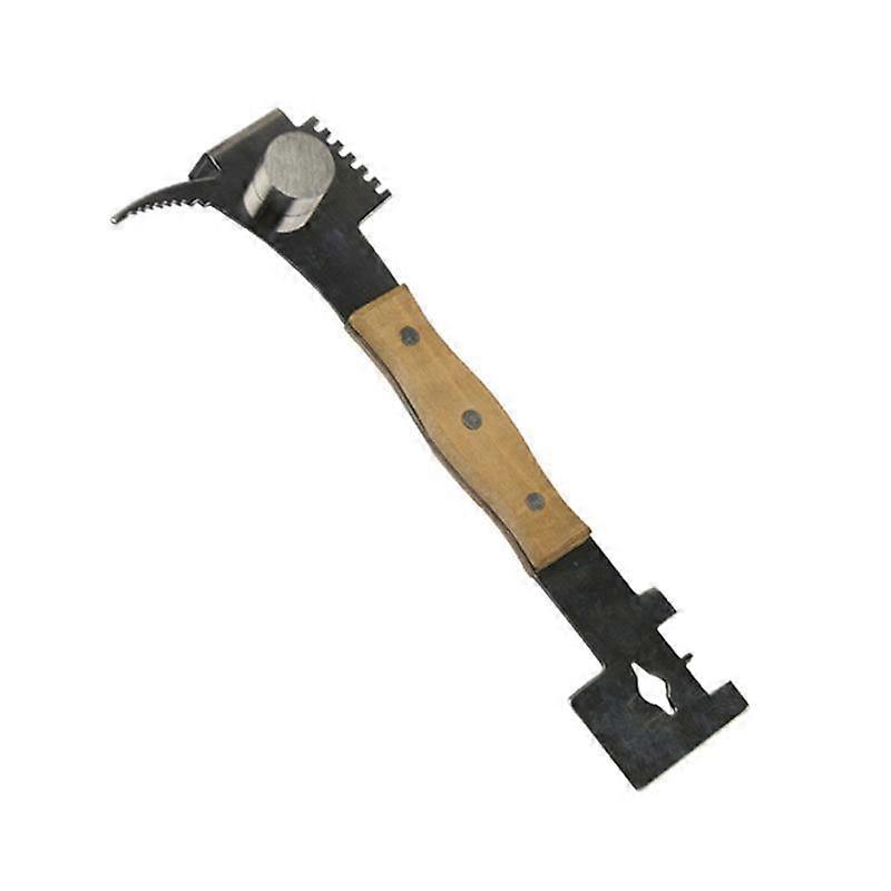Multi- Hive Tool with Wooden Grip Hive ,Bee Hive Tool Frame Lifter Uncapping Knife Beekeeping Tools