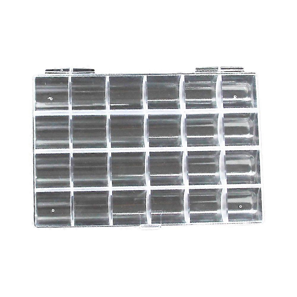 Κουτί αποθήκευσης νυχιών, διαφανές ακρυλικό κουτί αποθήκευσης διακοσμήσεων τέχνης νυχιών, κιβώτιο οργανωτών αποθήκευσης στρας πολλαπλών χρήσεων, περίπτωση εμπορευματοκιβωτίων χαντρών για κοσμήματα