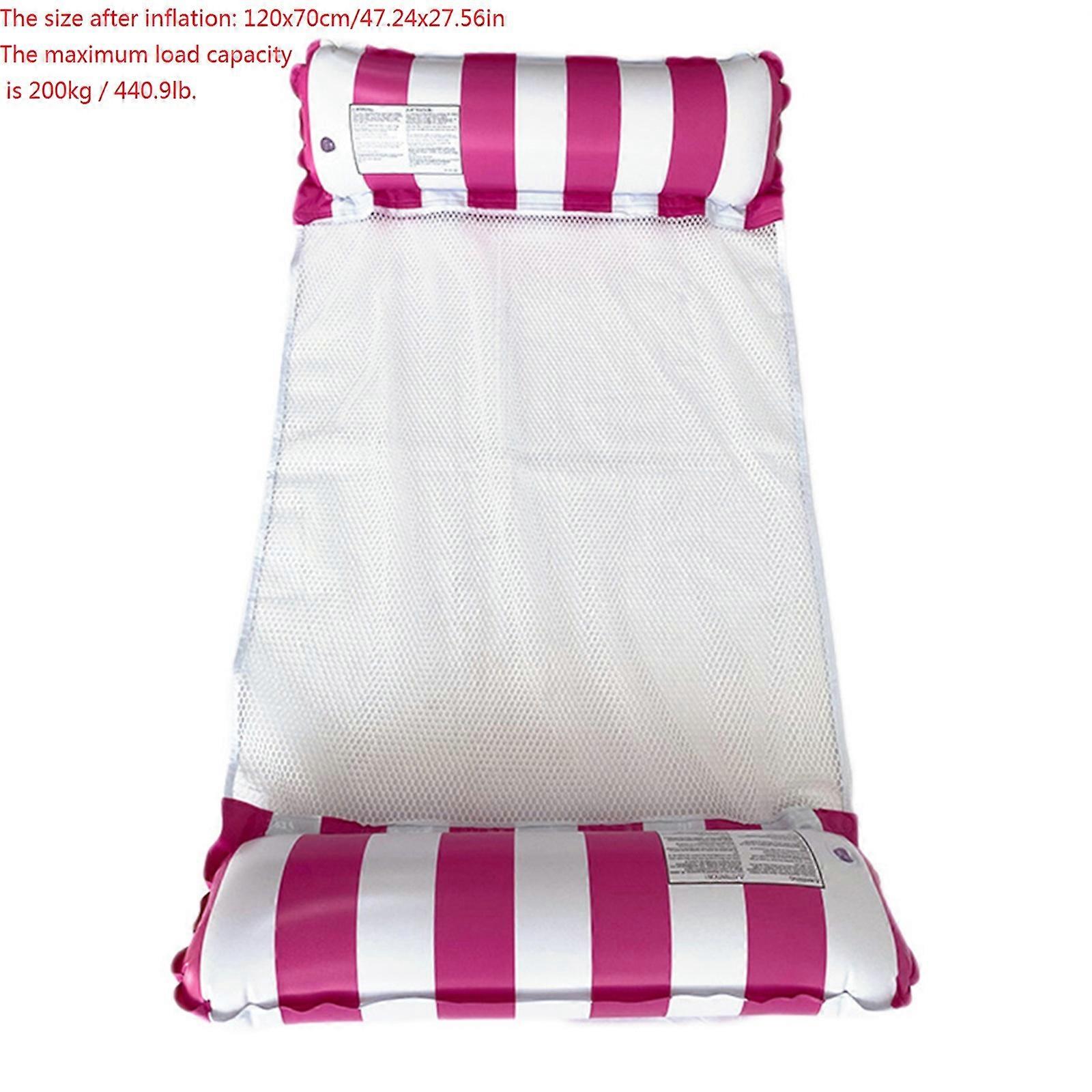 Water hammock recliner inflatable floating Swimming Mattress sea swimming ring Pool Party Toy lounge Sleep bed for swimming