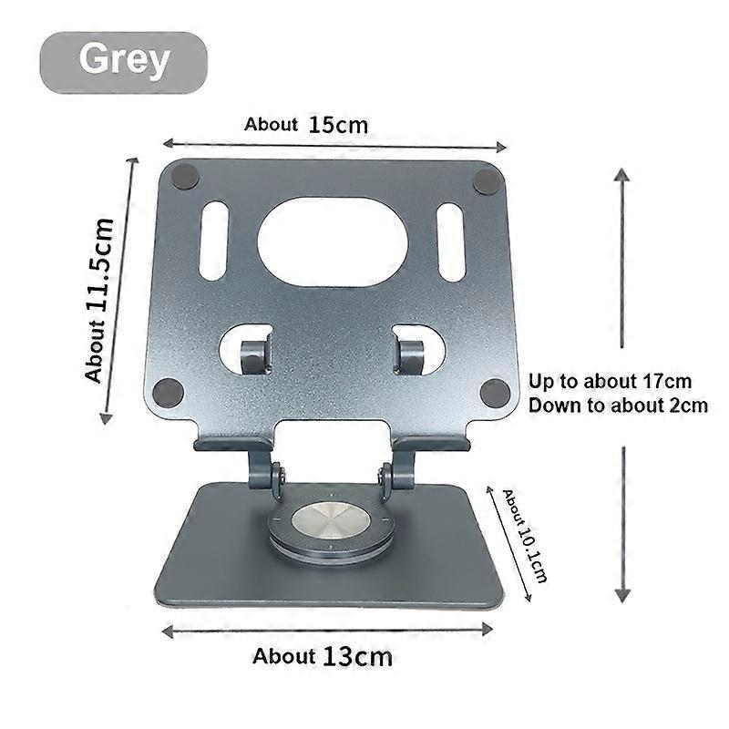 360-degree swivel tablet stand Mobile phone tablet stand Aluminum alloy multifunctional desktop lazy stand 360 degrees swivel foldable light and easy 