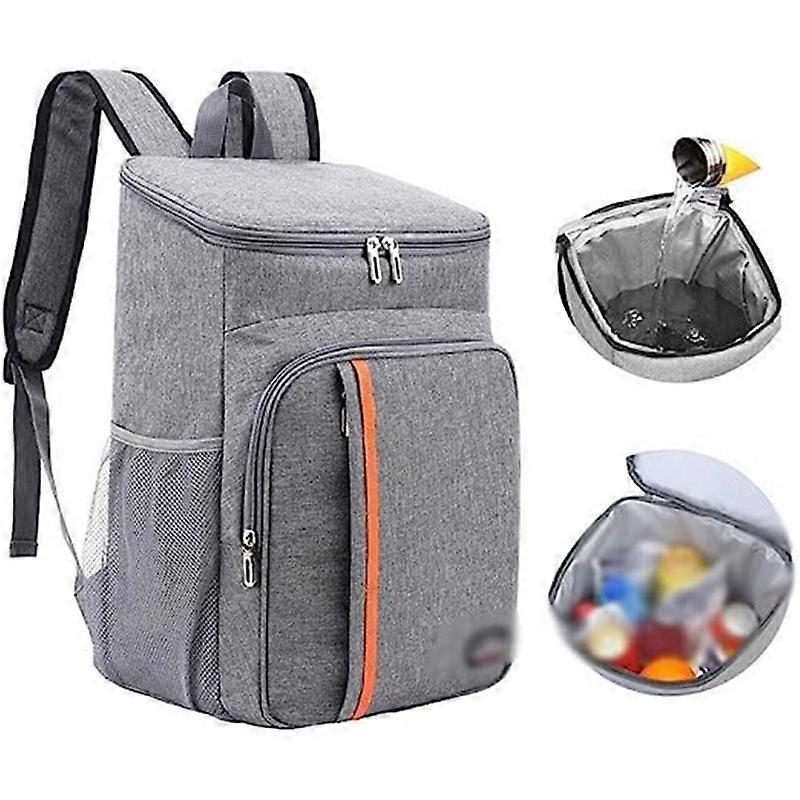 18L Large Capacity Cooler Bag Leakproof Lunch Cooler Backpack