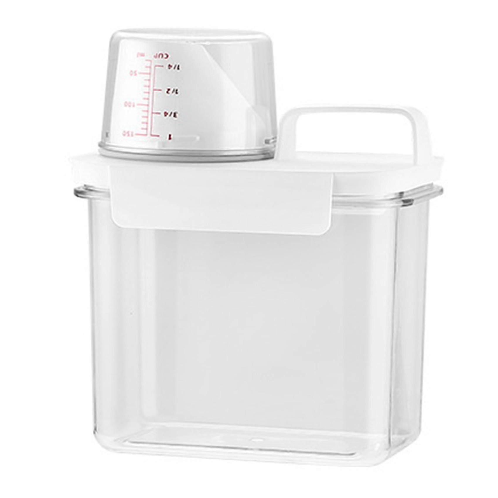 Airtight Laundry Detergent Powder Storage Box Washing Powder Container With Lid And Handle Multipur
